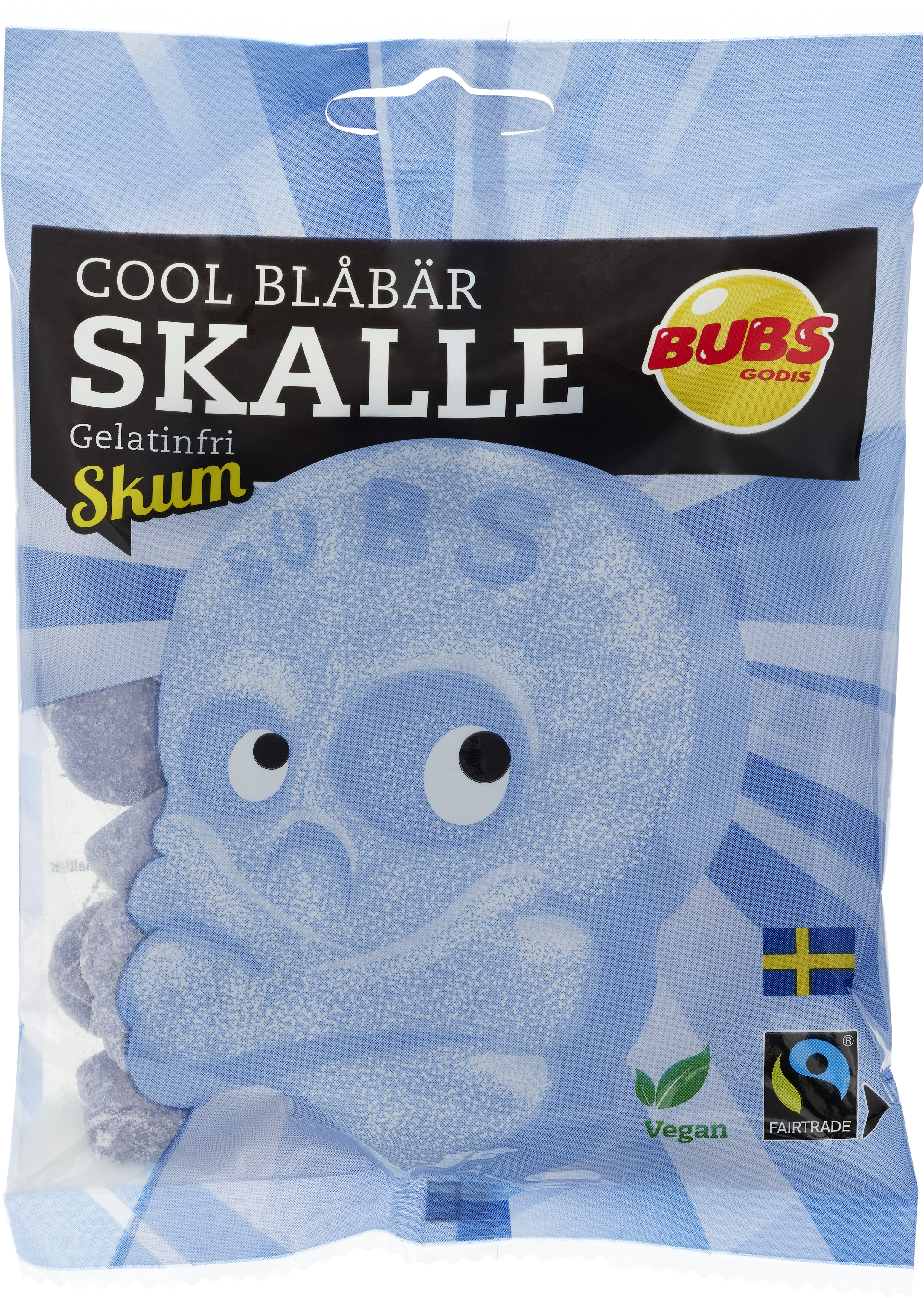 Cool Blåbär Skalle Skum