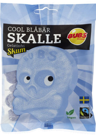 Cool Blåbär Skalle Skum