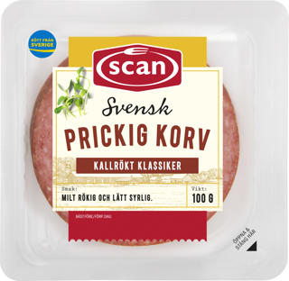 Prickig Korv Skivad