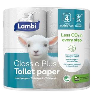 Toalettpapper Plus 3-skikt 4-pack