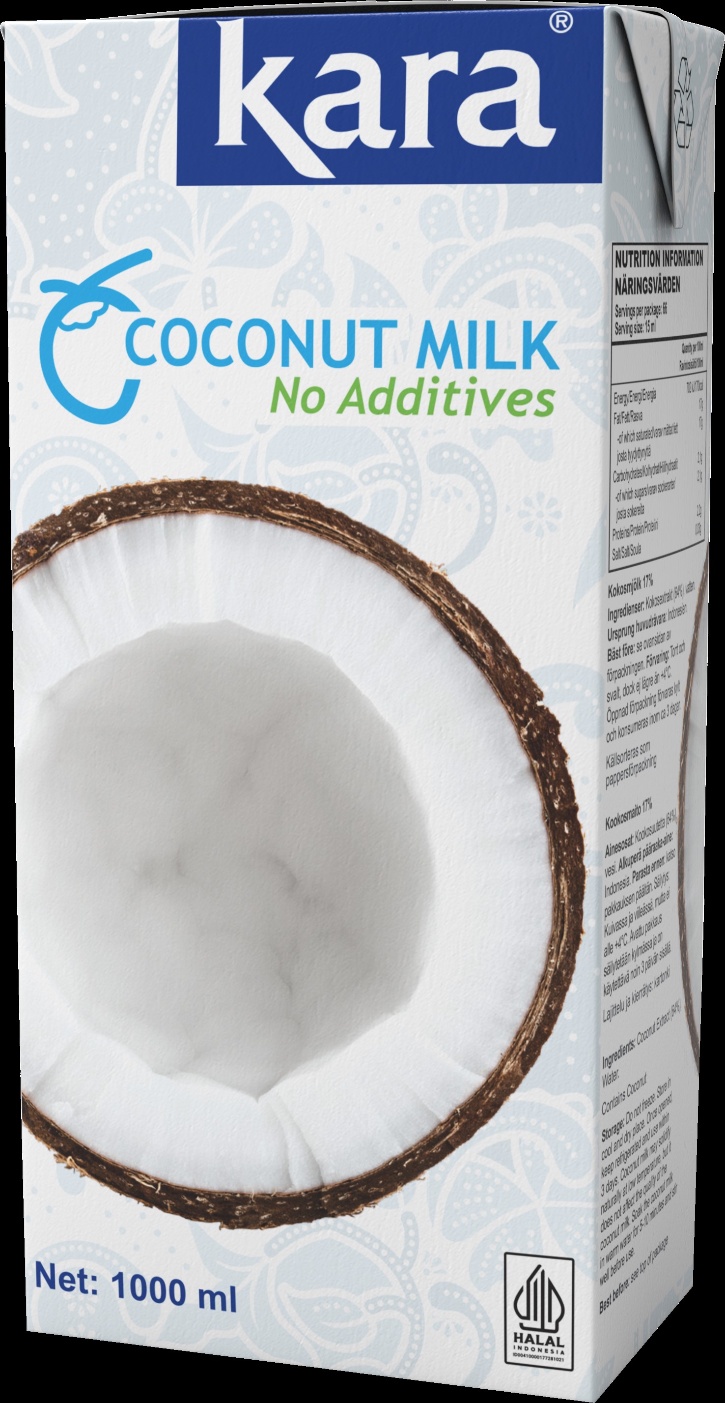 Kokosmjölk 17% UHT
