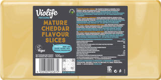 Mature Cheddar Flavour Skivor 23% Vegan
