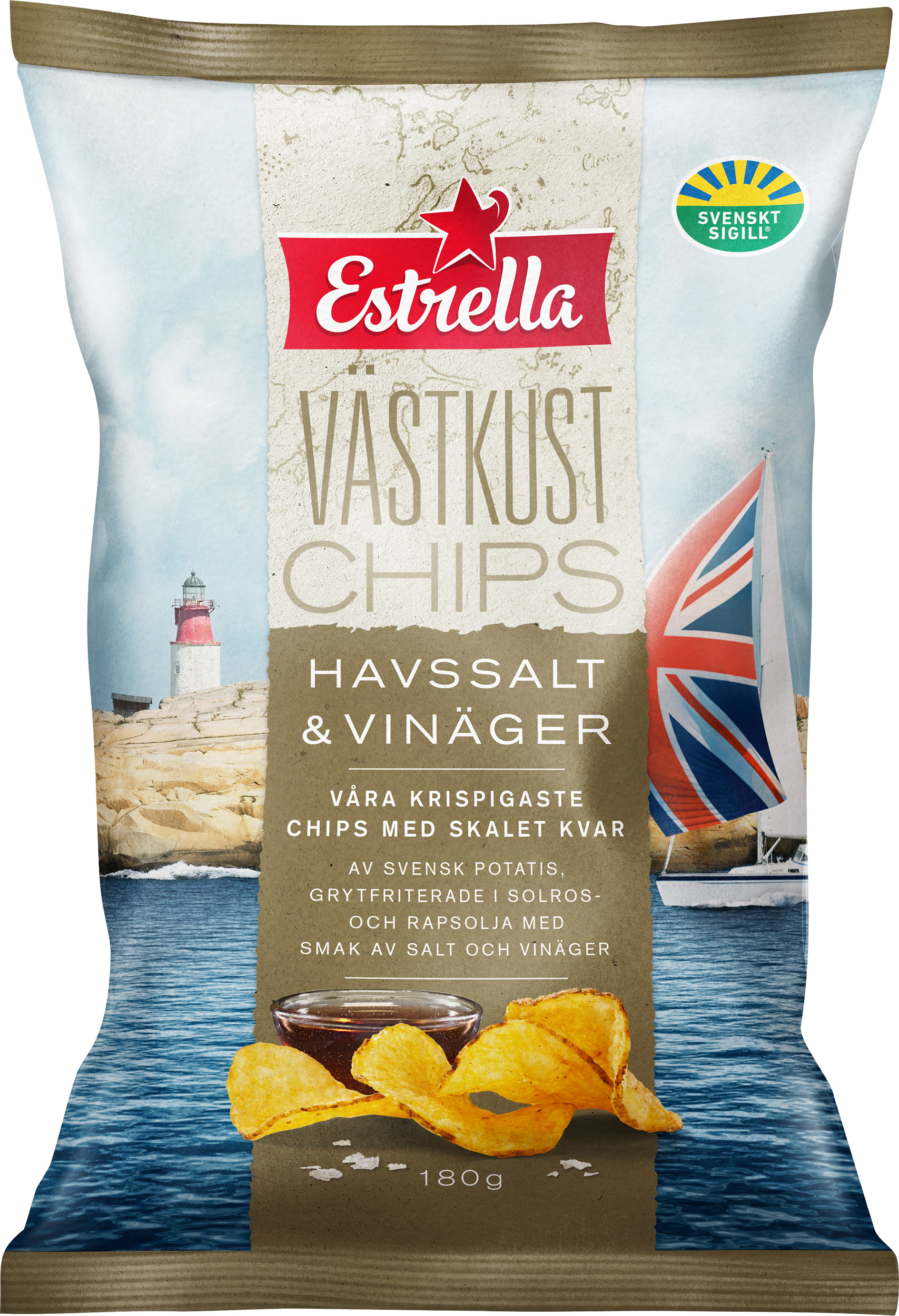 Västkustchips Havssalt & Vinäger