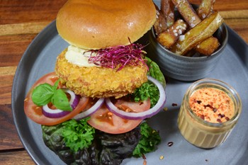 Kycklingburgare Cornflakespanerad