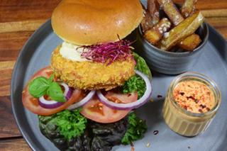 Kycklingburgare Cornflakespanerad