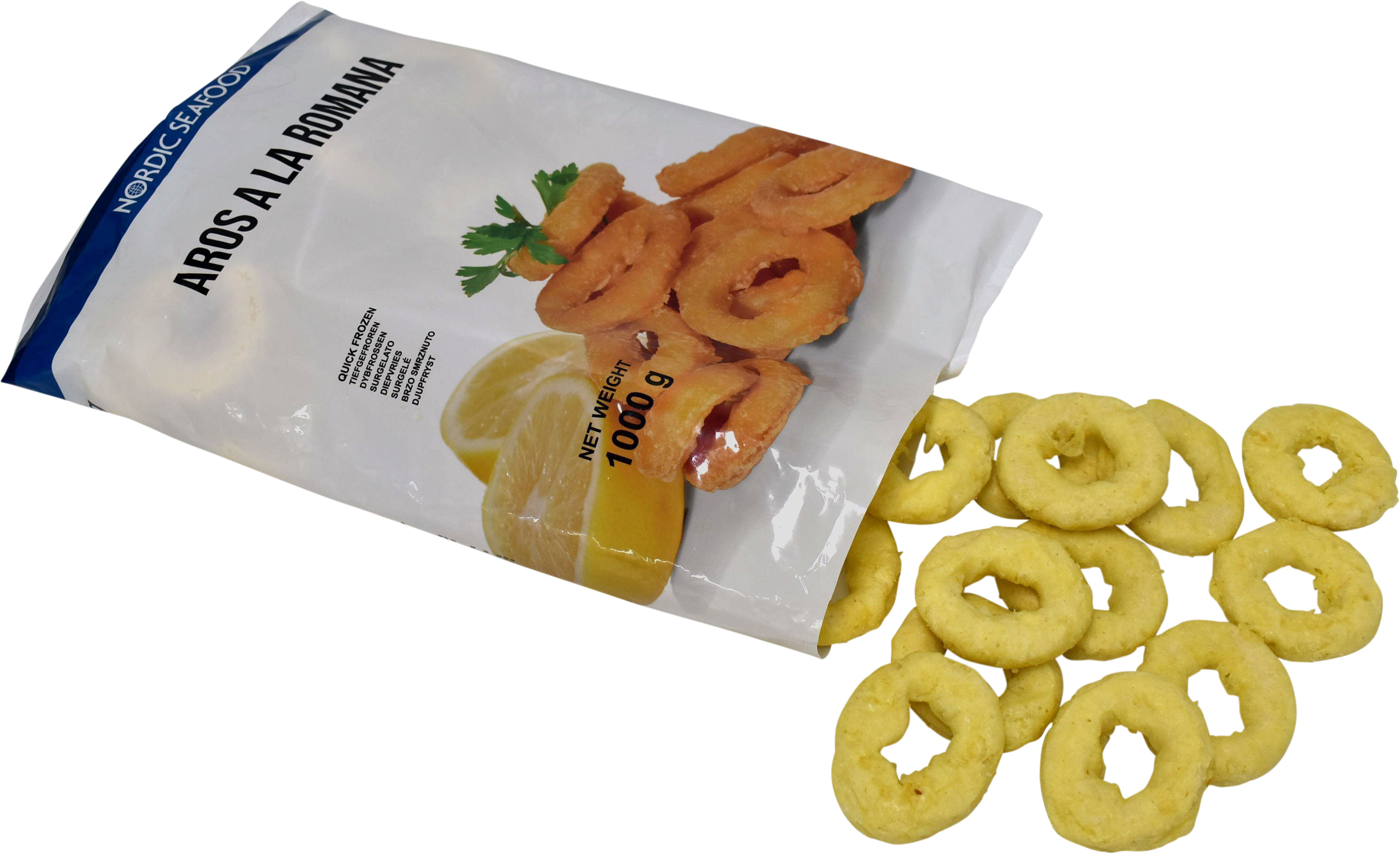 Bläckfiskringar Jumbo Panerade