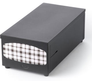 Servettdispenser Metall Svart