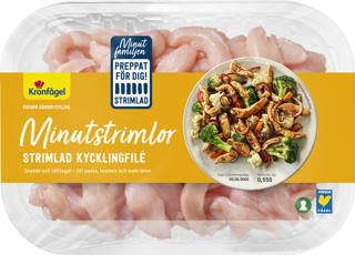 Kycklingfilé Minutstrimlor