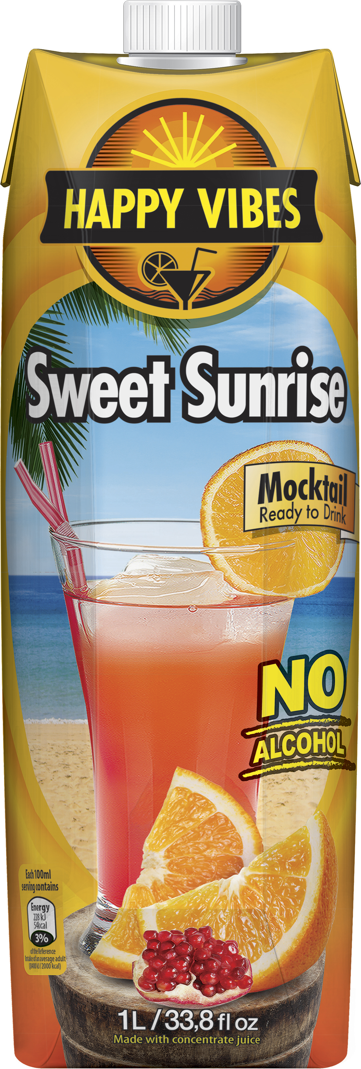 Sweet Sunrise Mocktail Alkoholfri