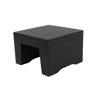 Träpall svart L210xB210xH140mm