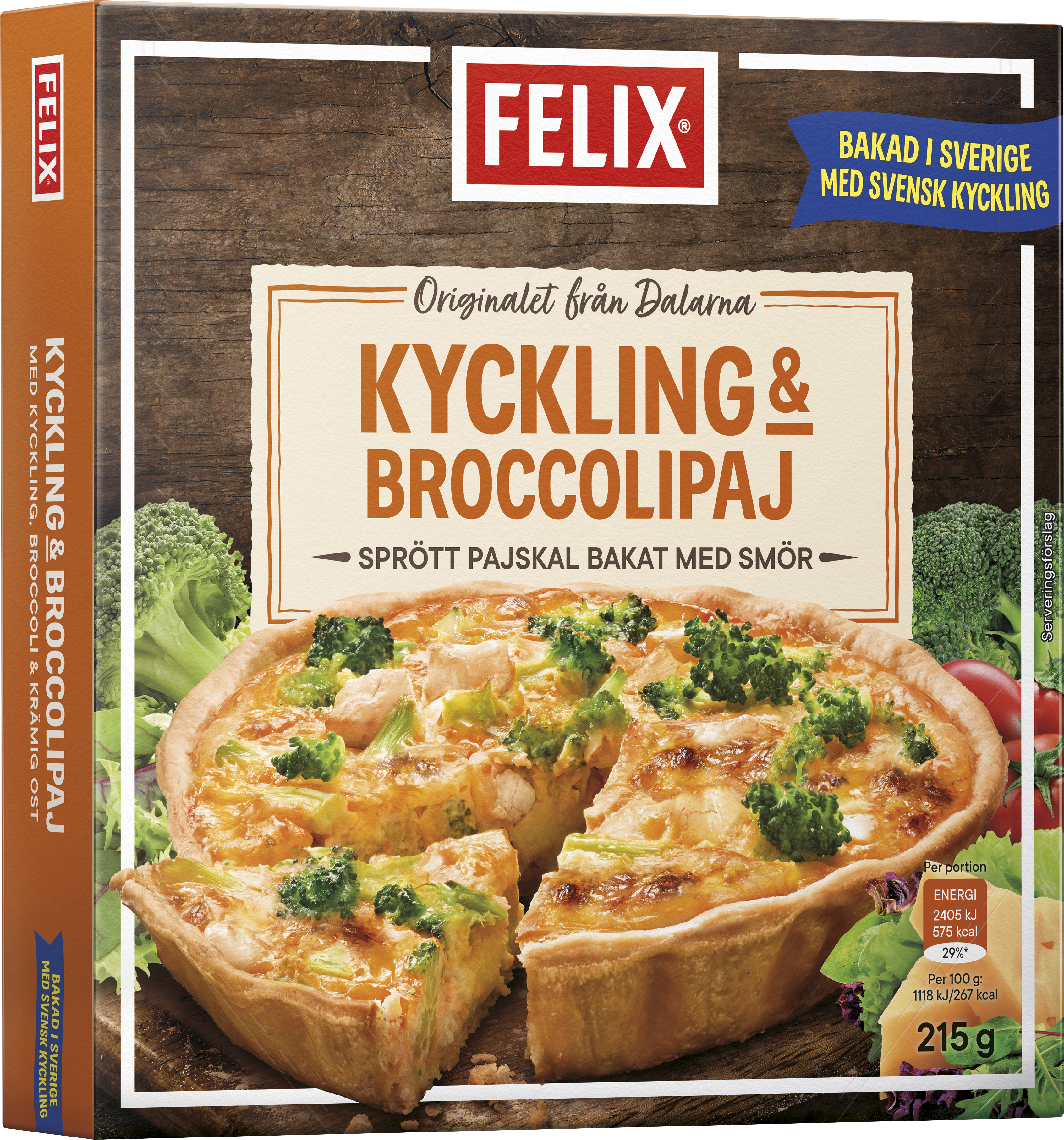 Kyckling & Broccolipaj