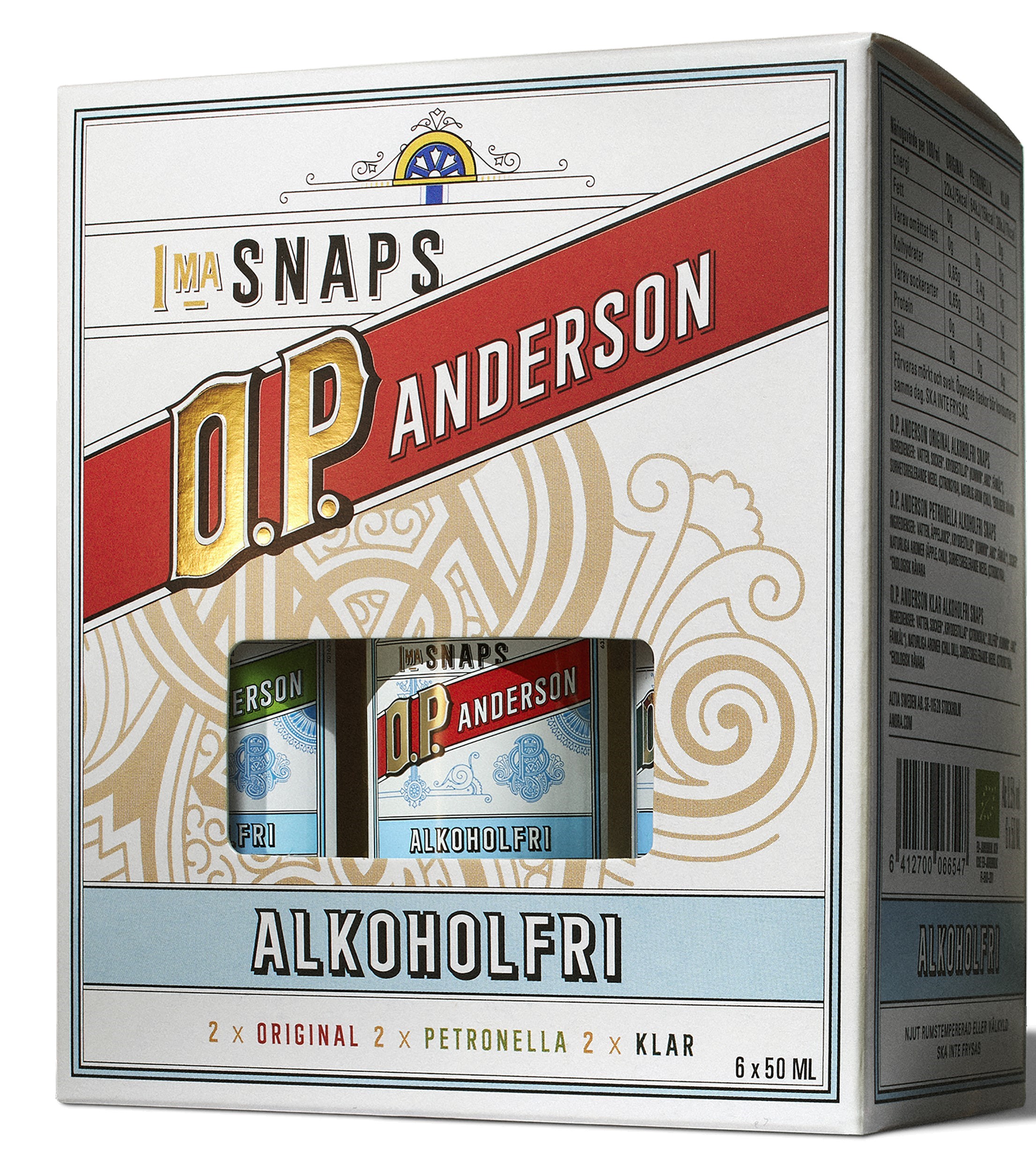 O.P. Anderson Alkohofri 6x5 cl Småflaskor EKO