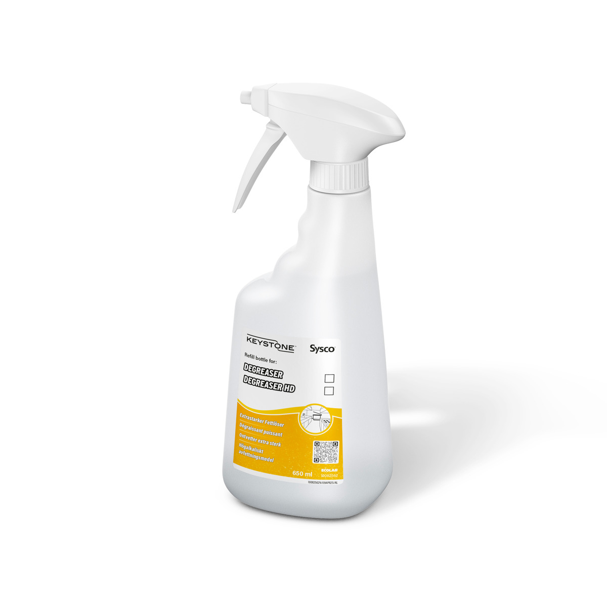 Tomflaska för Avfettning /HD