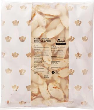 Kycklingfilé Stekt och Skivad