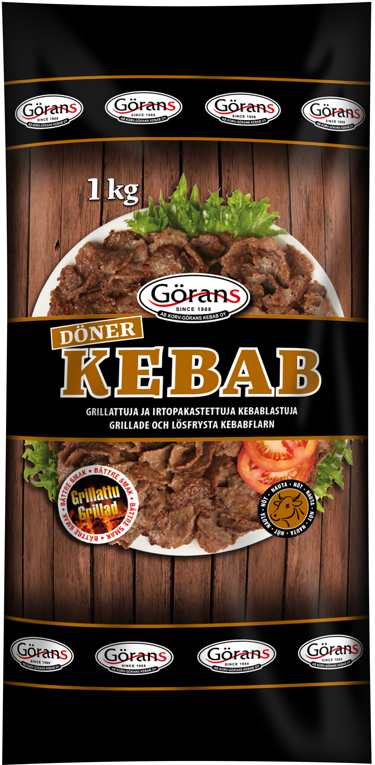Kebabflarn Nötkött Döner