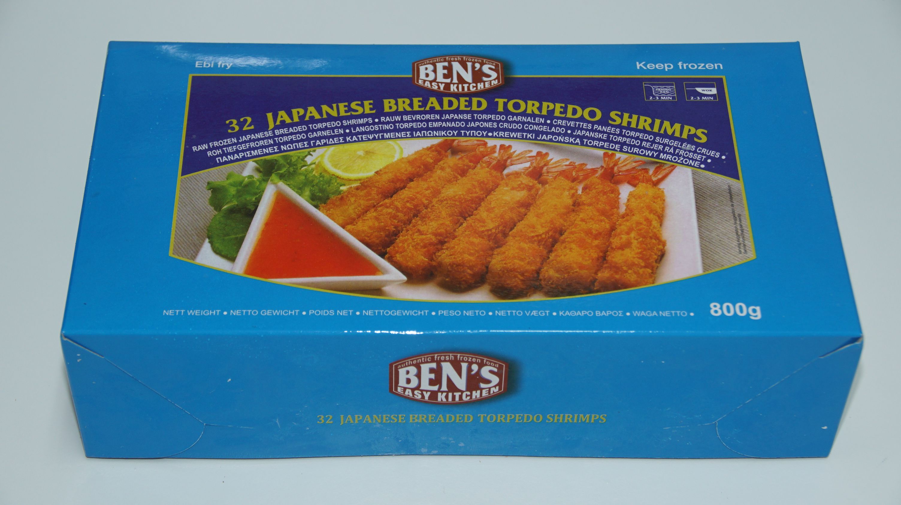 Torpedoräkor Vannamei Panerade