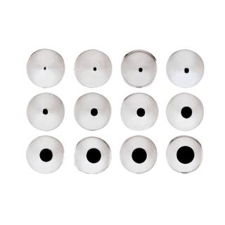 Tyllsats Rund Rostfri 12-delar