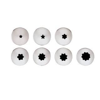 Tyllsats Stjärna Rostfri 7-delar