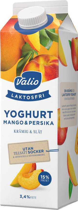 Yoghurt Mango & Persika 3,5% Laktosfri