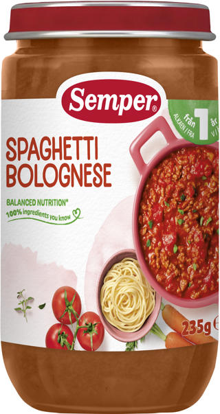 Spaghetti Köttfärssås 1 År