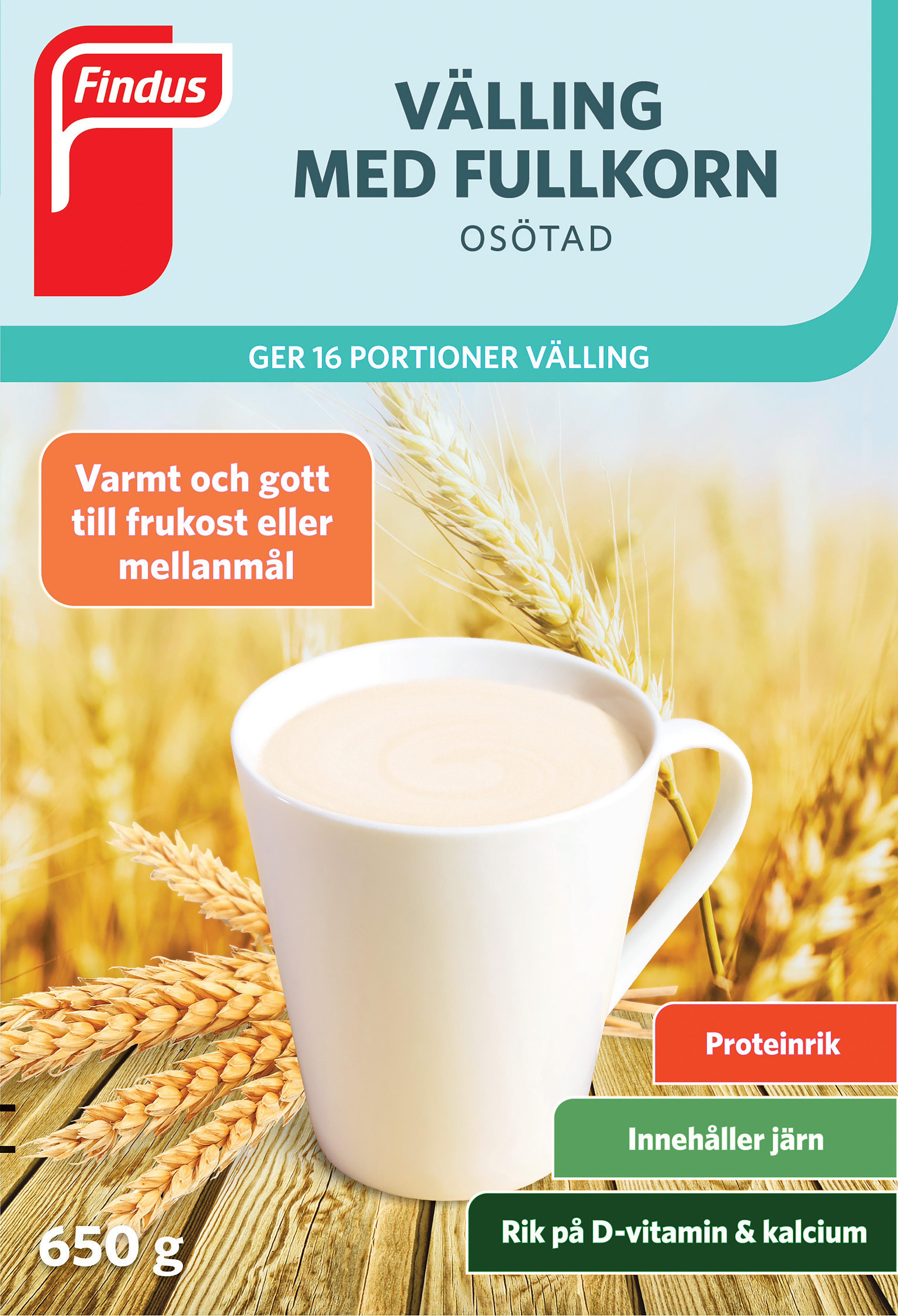 Välling med Fullkorn Osockrad