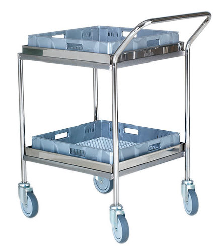 Diskgodsvagnar för 2x1 Diskkorgar