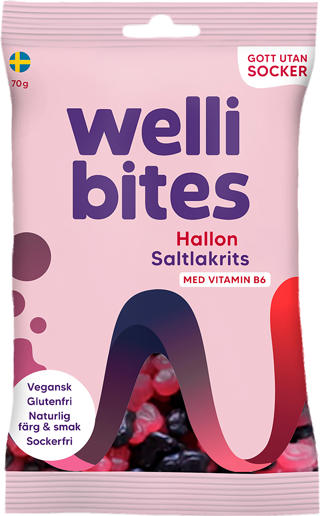 Hallon & Saltlakrits Vegan Sockerfri