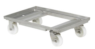 Nettan Trallvagn Rostfri 61x41x16cm