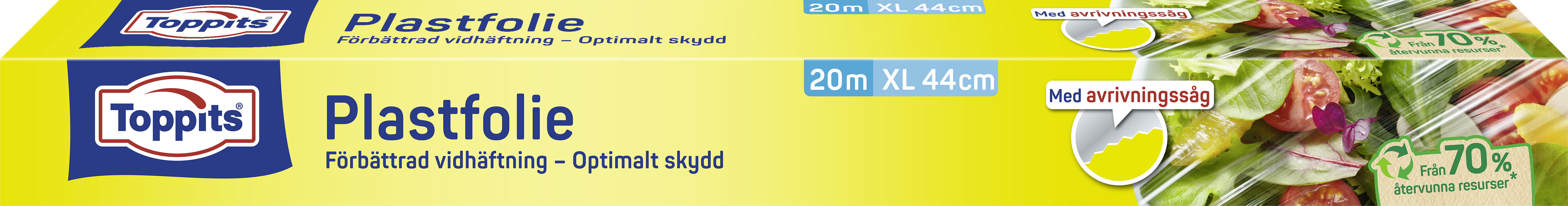Plastfilm/Plastfolie PE 44cmx20m