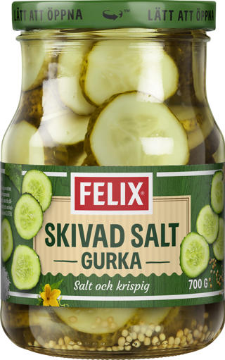 Saltgurka Skivad