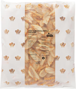 Kyckling Klubbfilé Stekt och Skivad