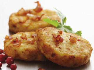 Potatisbullar med bacon