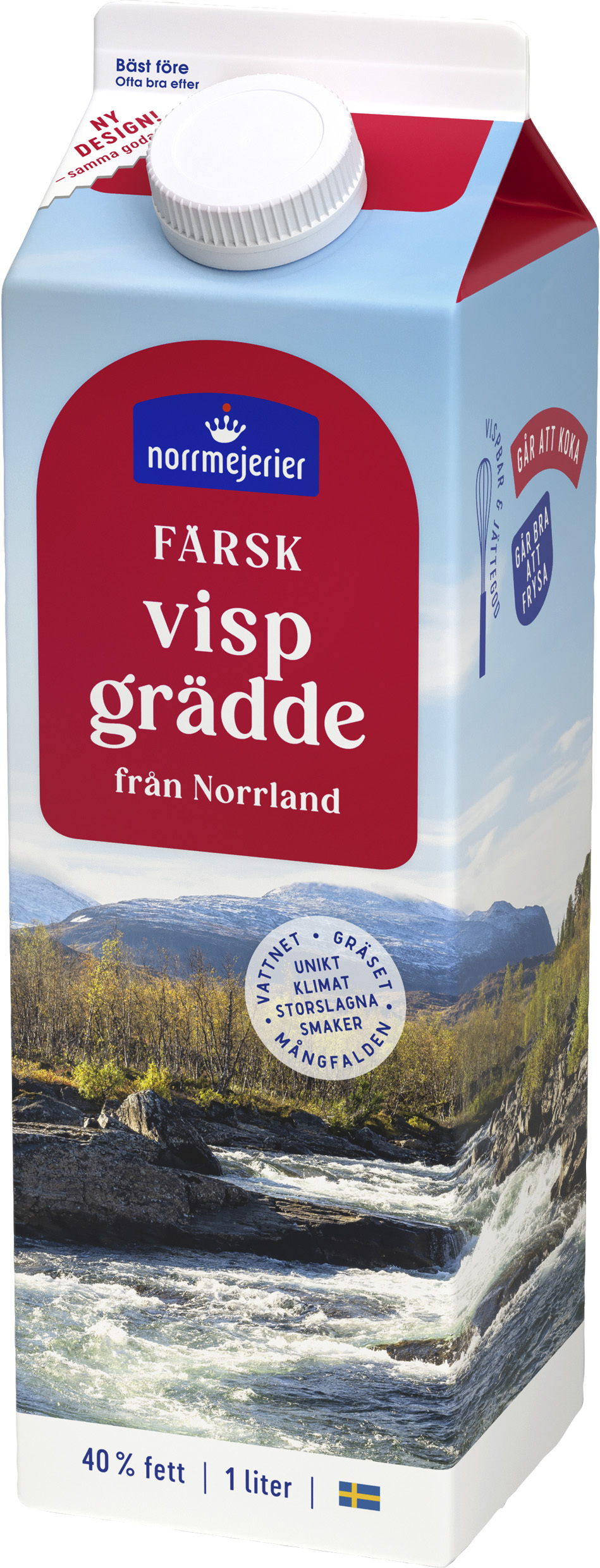 Vispgrädde 40%