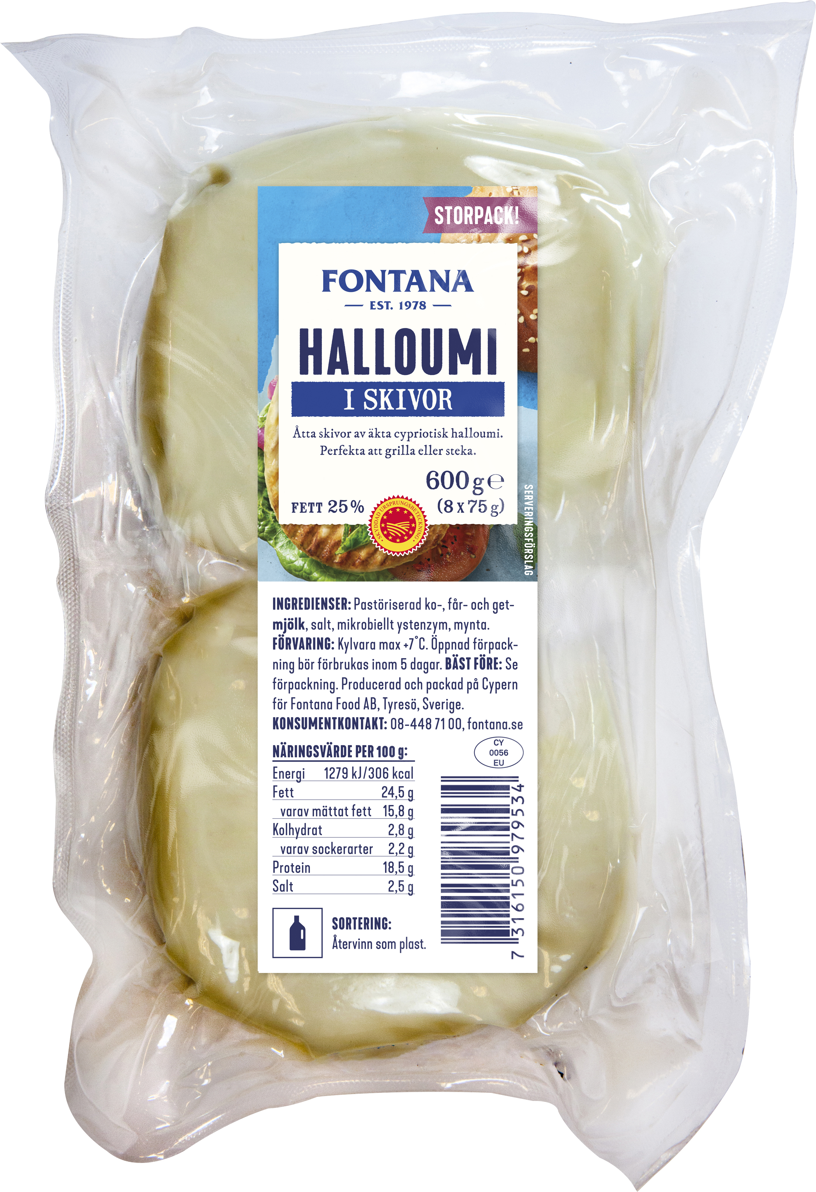 Halloumi 26,1% Skivor