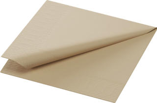 Servett 2-lags 24x24cm Natural Brown