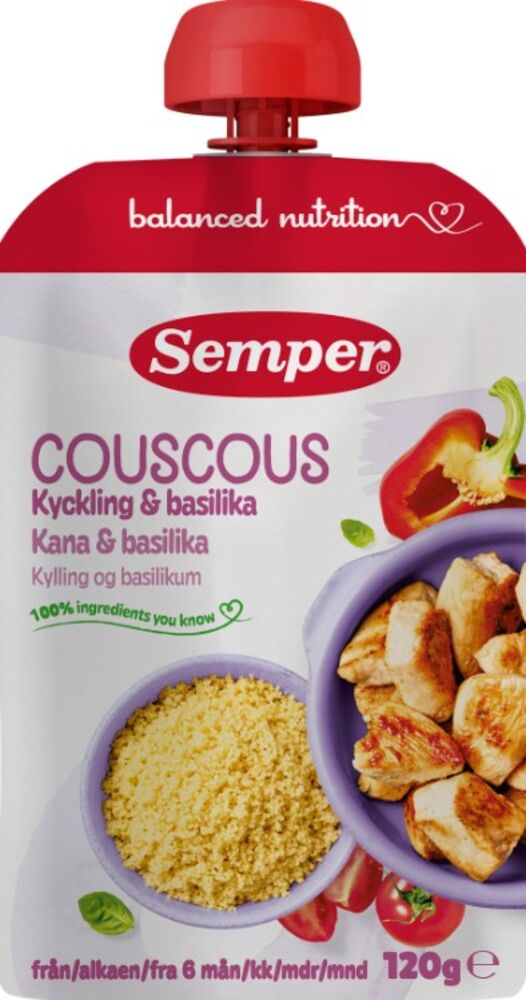 Couscous med Kyckling 6 Mån