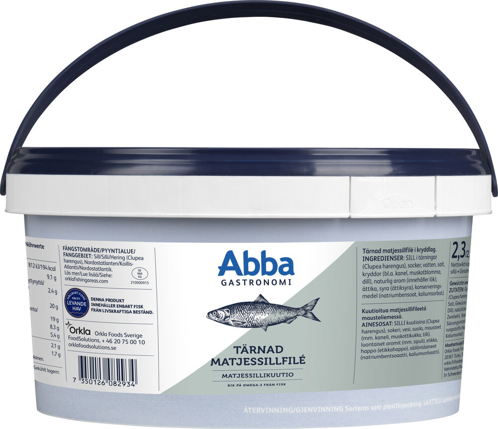 Matjessillfilé Tärnad