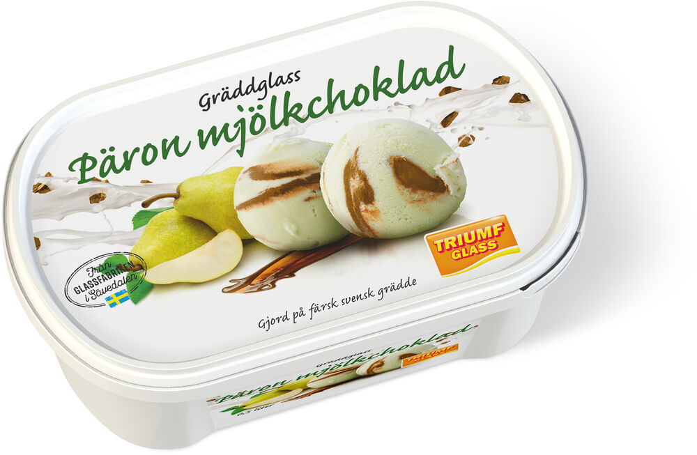 Glass Päron Mjölkchoklad