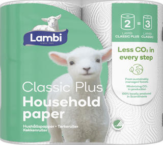 Hushållspapper Plus Extra Long 2-pack