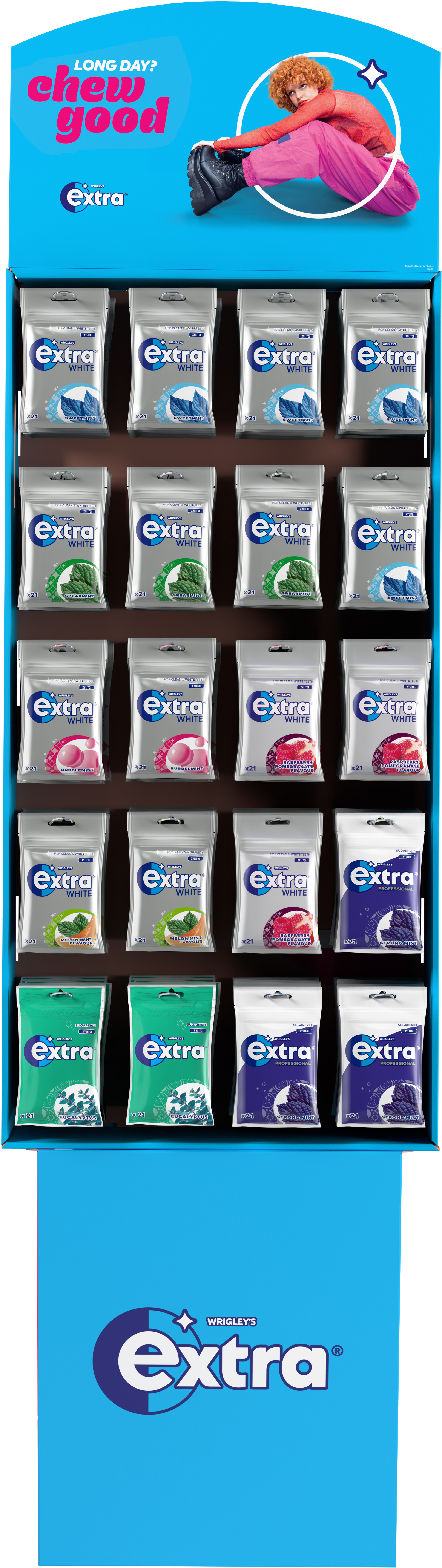 Extra Fruit Bag Påsmix Display