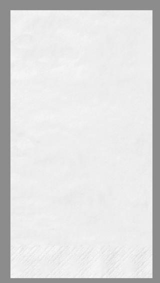 Servett 1/8-vikt 2-lag 39x39cm Vit