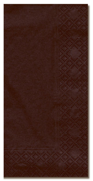 Servett 1/8-vikt 3-lag 39x39cm Svart