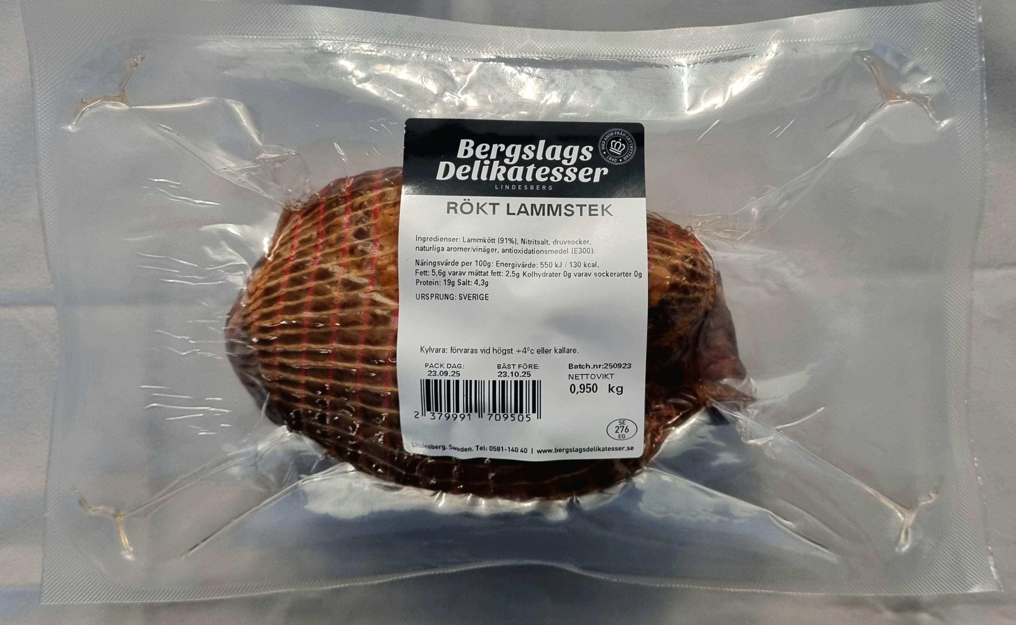 Lammstek Rökt Benfri Sverige