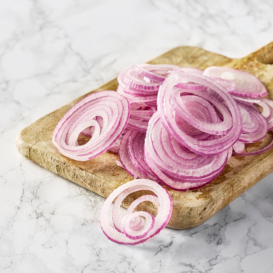 Rödlök Skivad Hel Ring 3mm