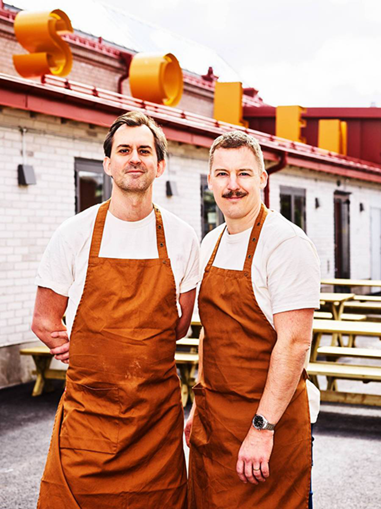 Krögarduon Adam Dahlberg och Albin Wessman driver restaurang Solen i Stockholm.