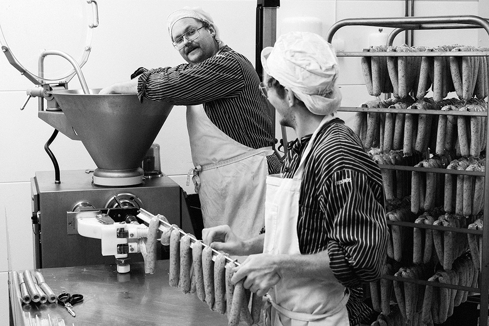 Peter Bendelin, grundare av Gotlands Korvfabrik, i början av karriären.
