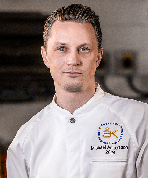 Michael Anderrson, Årets kock 2024, gästar Menigos samtalsserie Länge leve måltiden.