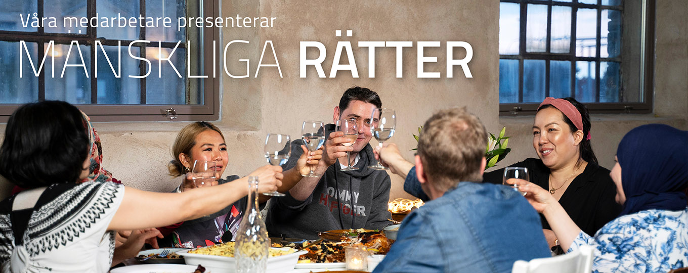 Mänskliga rätter från världens alla hörn