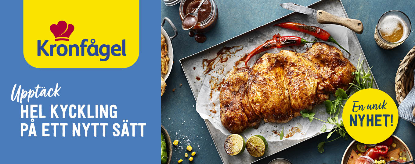 Urbenad hel kyckling – nyhet värd att prova!