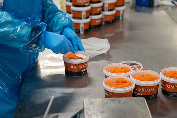 Kalix löjrom i förpackning.